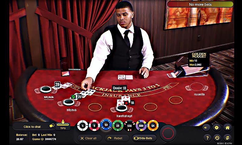 live dealer blackjack free