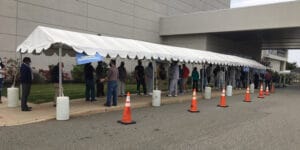 meadowlands racetrack entrance covid